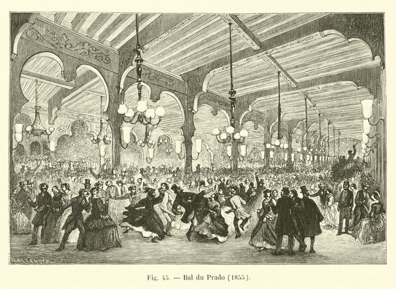Bal du Prado, 1855 - French School