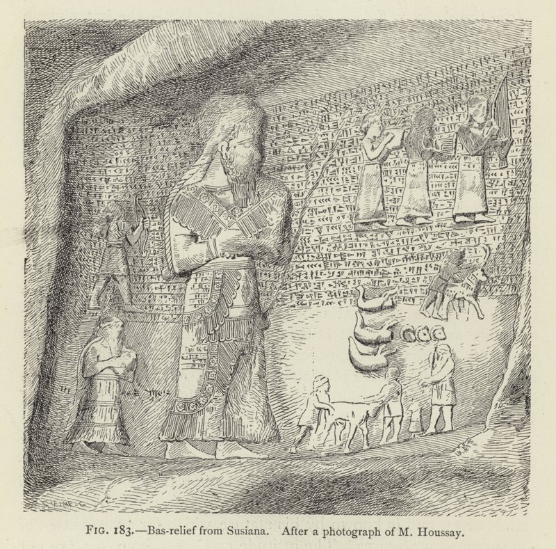Bas-relief de Susiane - French School
