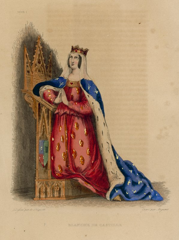 Blanche de Castille - French School
