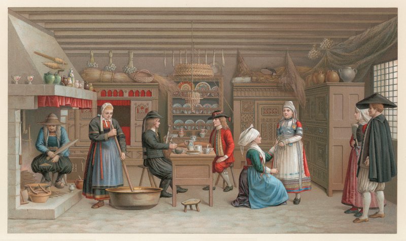 Costume breton - French School