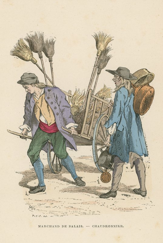 Vendeur de brosses et chaudronnier - French School