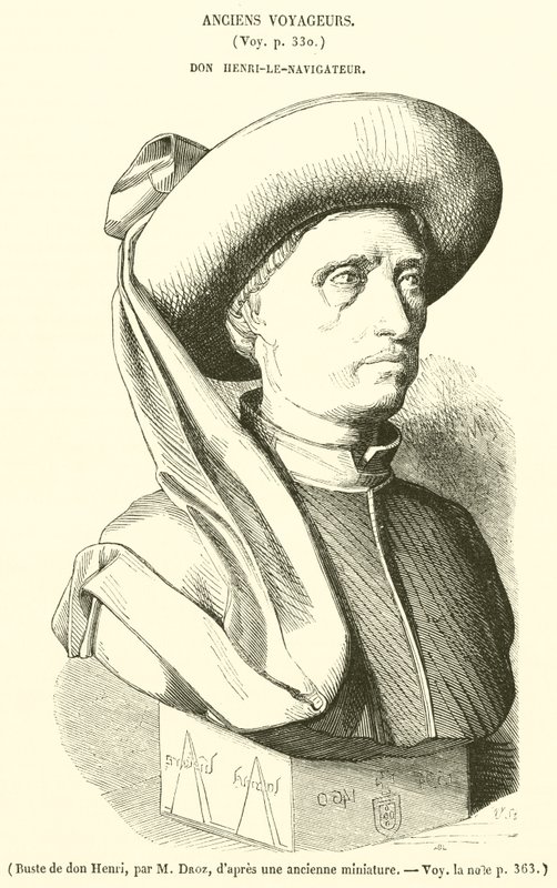 Buste de don Henri - French School