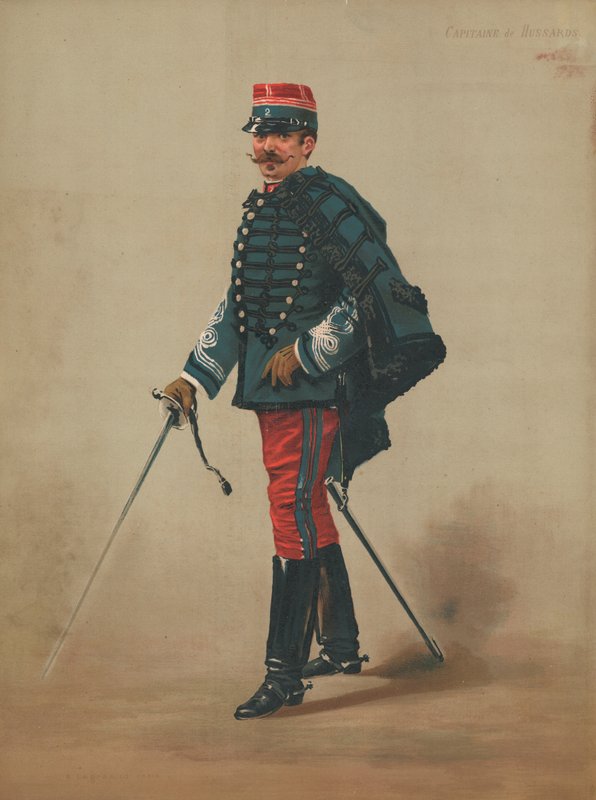 Capitaine de Hussards - French School