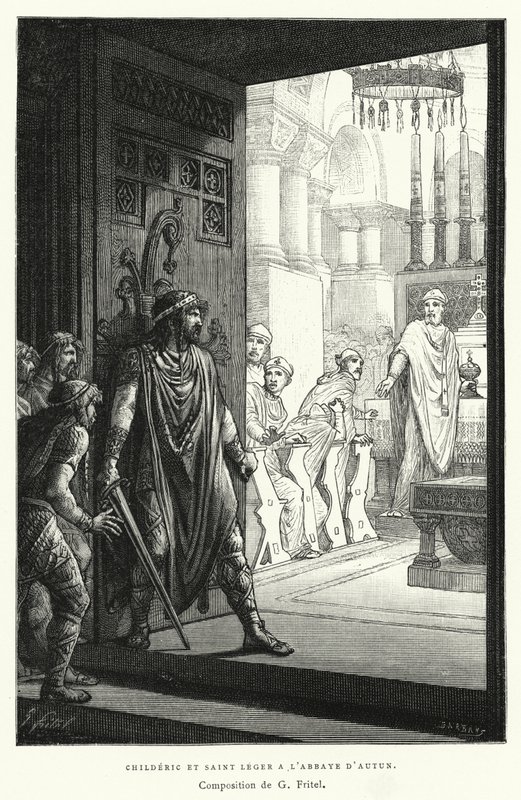 Childeric et Saint Léger à l