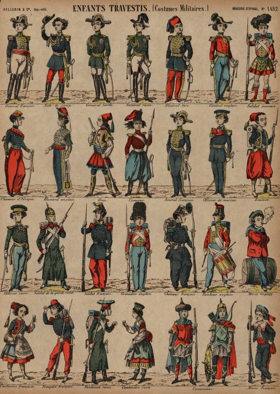 Costumes militaires pour enfants - French School