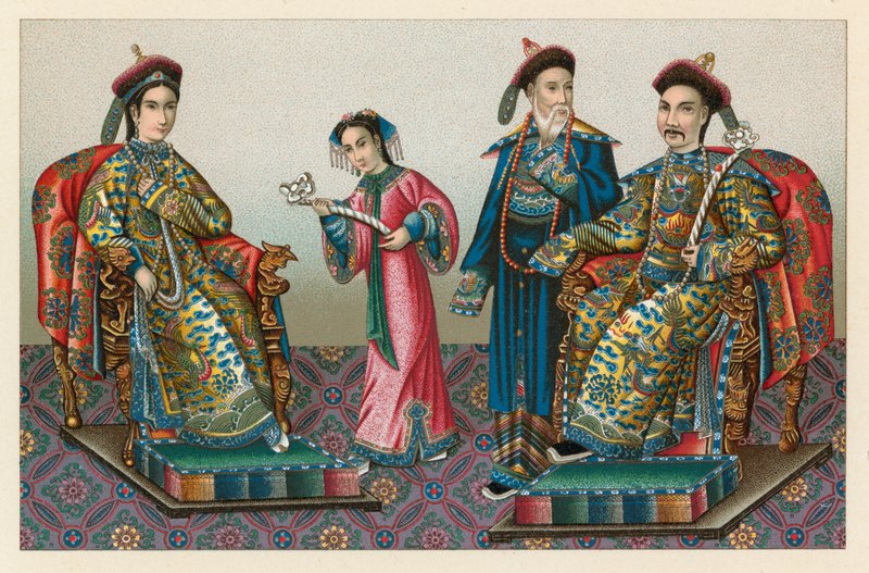 Costume chinois - French School