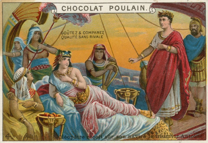 Carte commerciale Chocolat Poulain - French School