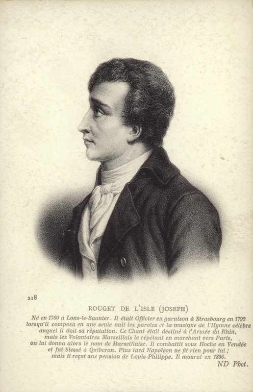 Claude Joseph Rouget de Lisle - French School