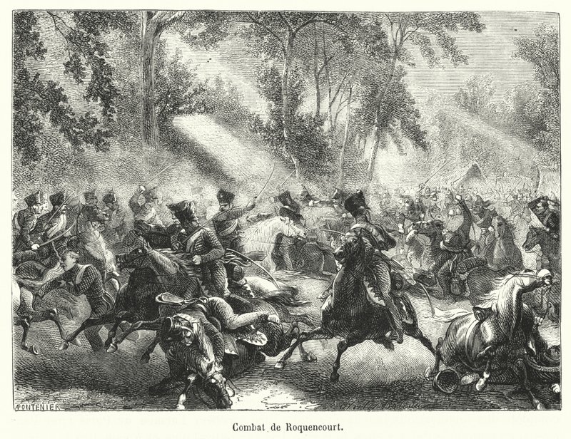 Combat de Roquencourt - French School