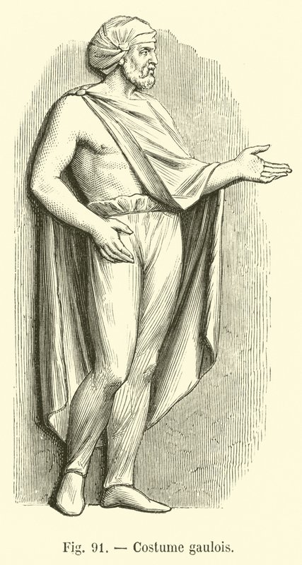Costume gaulois - French School