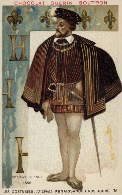 Robe de cour, 1556 - French School