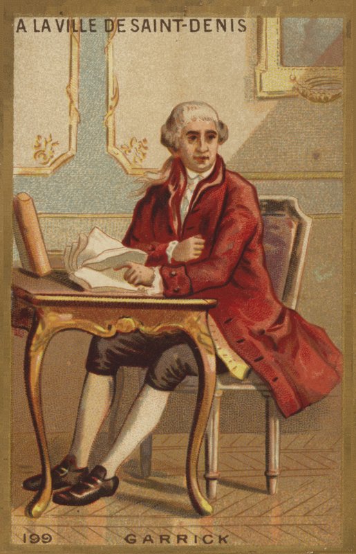 David Garrick dans la ville de Saint-Denis - French School