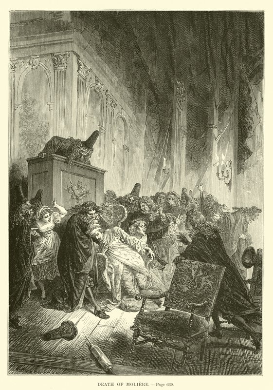 Mort de Molière - French School