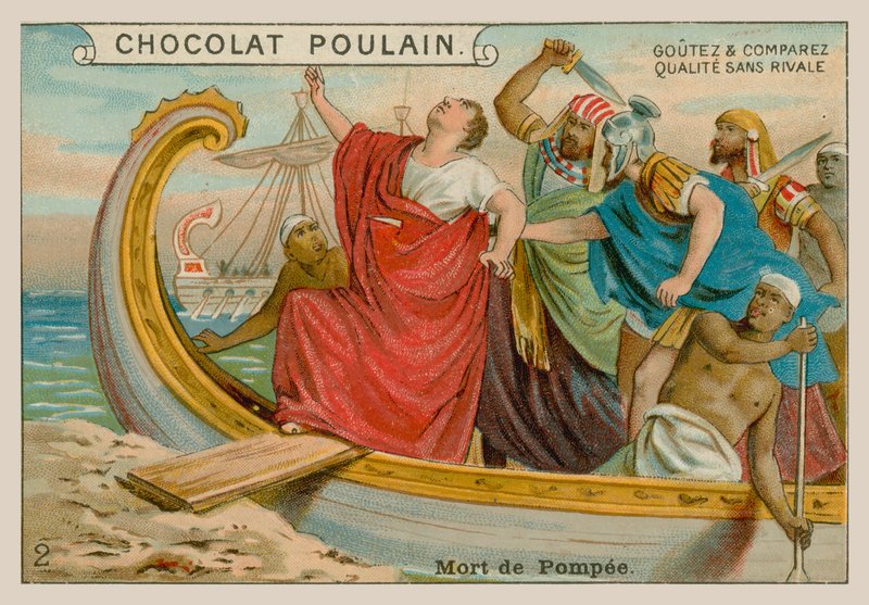 Mort de Pompée (106-48 av. J.-C.) - French School