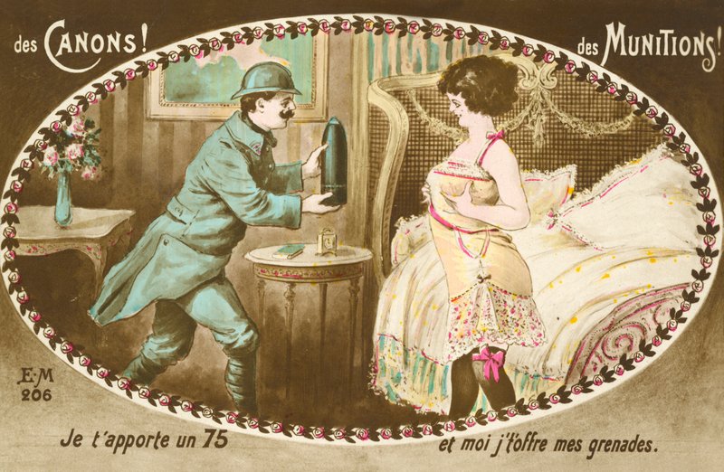 Des canons, des munitions - French School