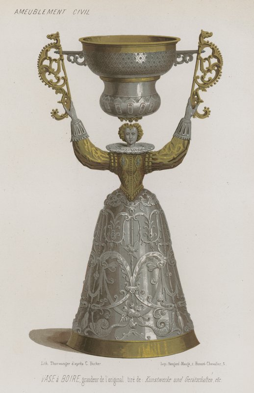 Vase à boire - French School