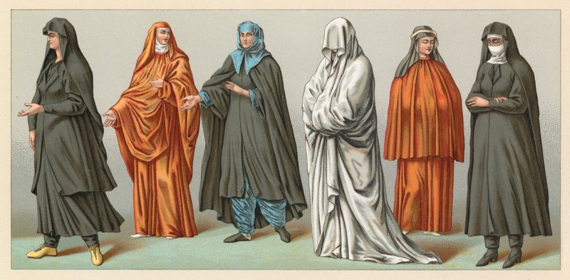 Costume oriental - French School