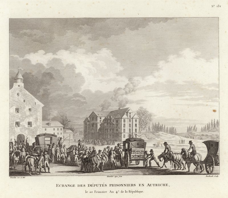 Échange de prisonniers en Autriche - French School