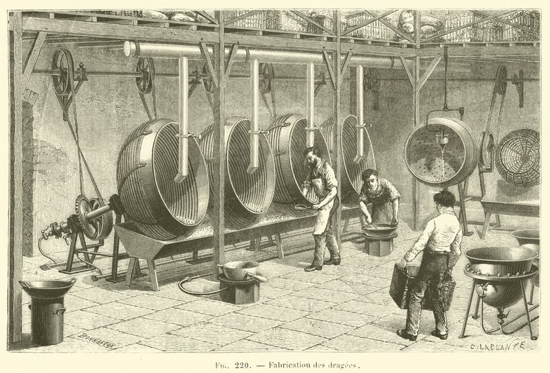 Fabrication des dragées - French School