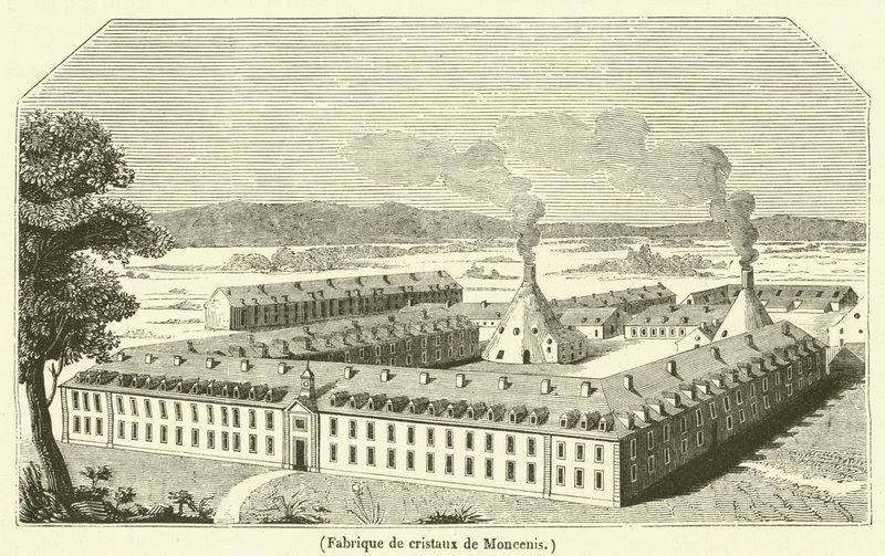 Fabrique de cristaux de Moncenis - French School