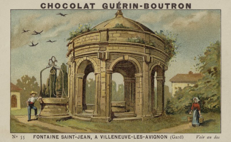 Fontaine Saint-Jean, à Villeneuve-lès-Avignon, Gard - French School
