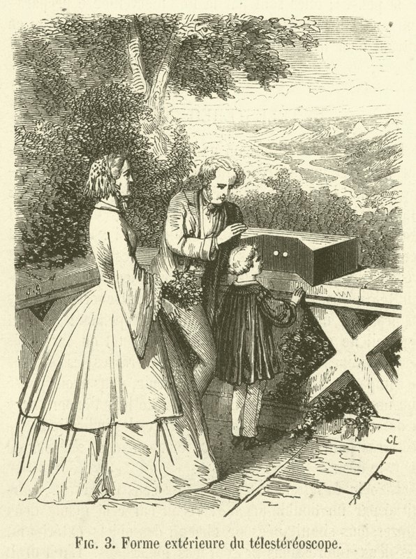 Forme extérieure du télestéréoscope - French School