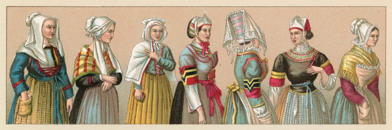 Costume de France - French School