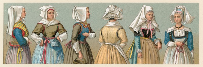 Costume de France - French School