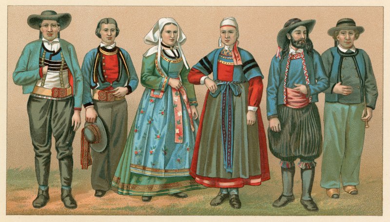 Costume de France - French School
