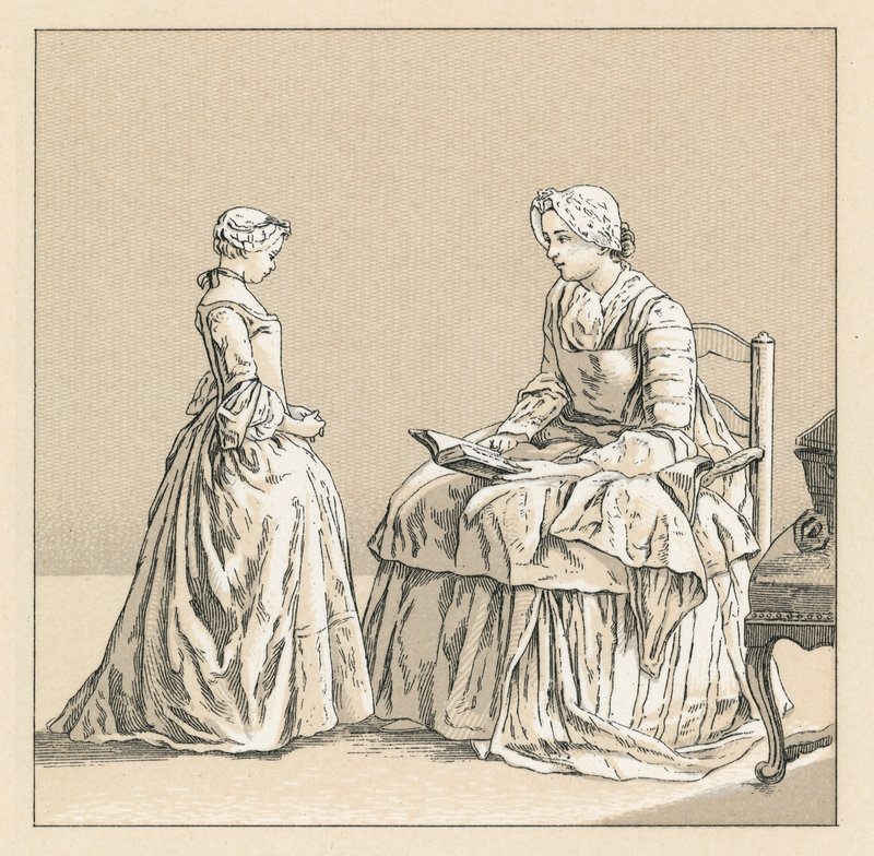 Costume français du XVIIIe siècle - French School