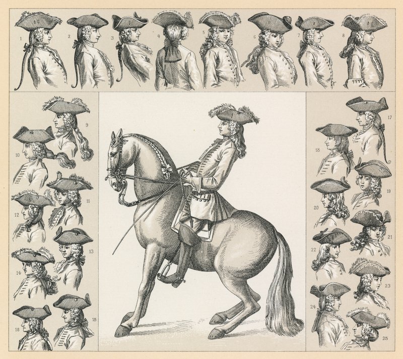 Costume français du XVIIIe siècle - French School
