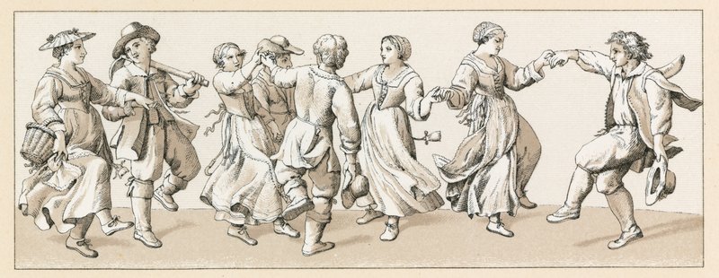 Costume français XVIIe siècle - French School