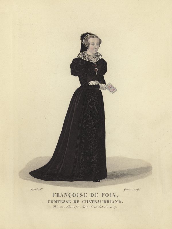 Françoise de Foix, comtesse de Chateaubriand - French School