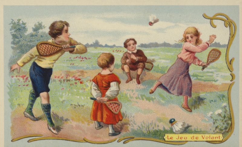 Jeu de badminton - French School