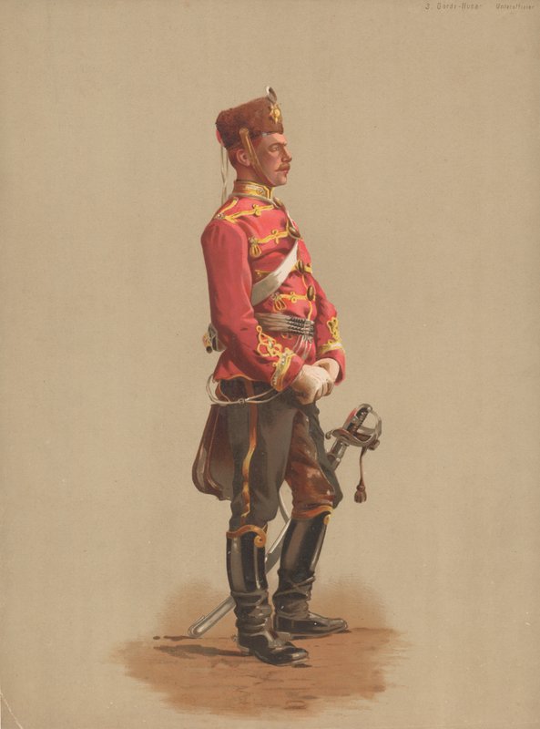 Garde-Hussard, Sous-officier - French School