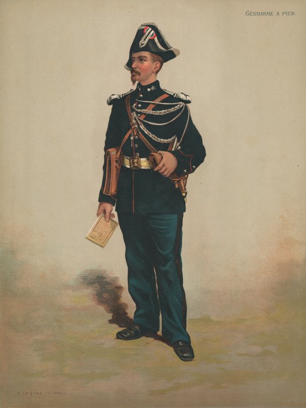 Gendarme à Pied - French School