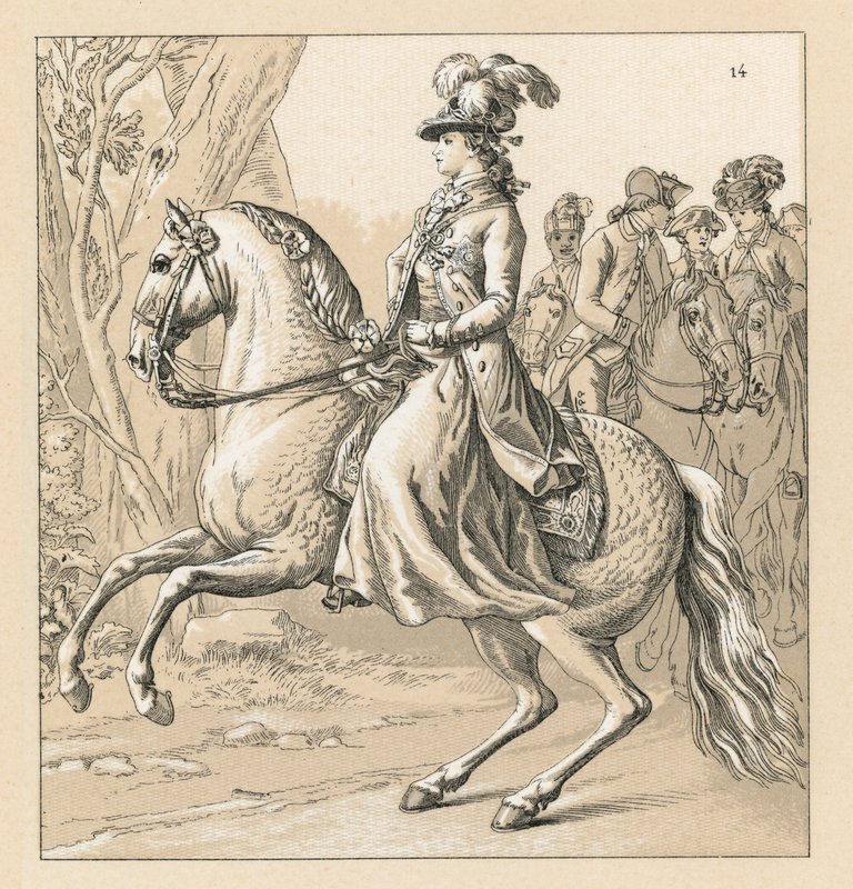 Costume allemand XVII-XVIIIe siècle - French School
