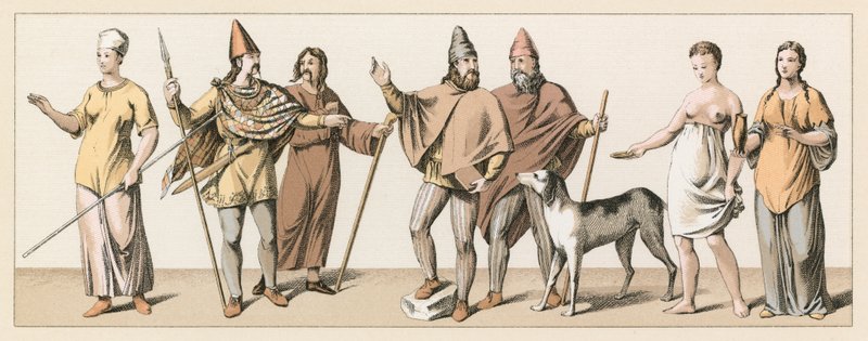 Costume de Grande-Bretagne - French School