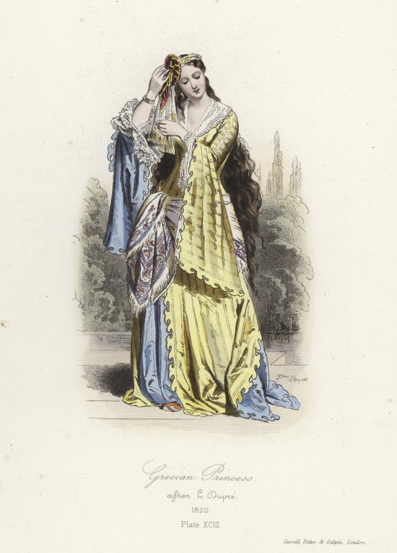 Princesse grecque - French School