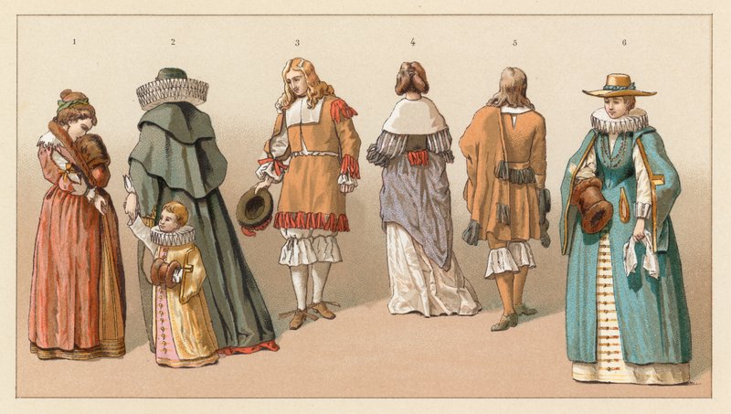 Costume hollandais du XVIIe siècle - French School
