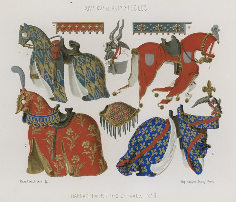 Harnais de cheval - French School