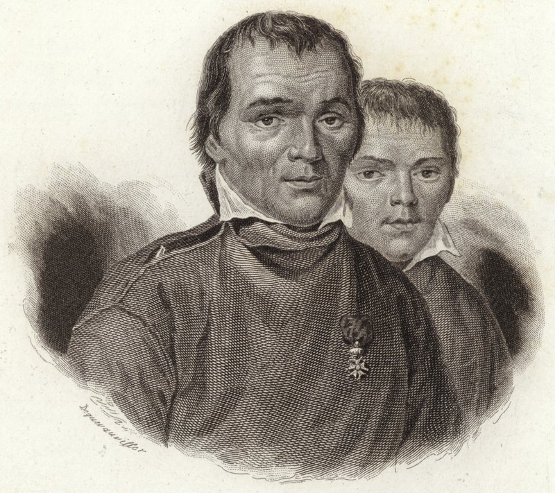 Hubert Goffin et son fils Mathieu - French School