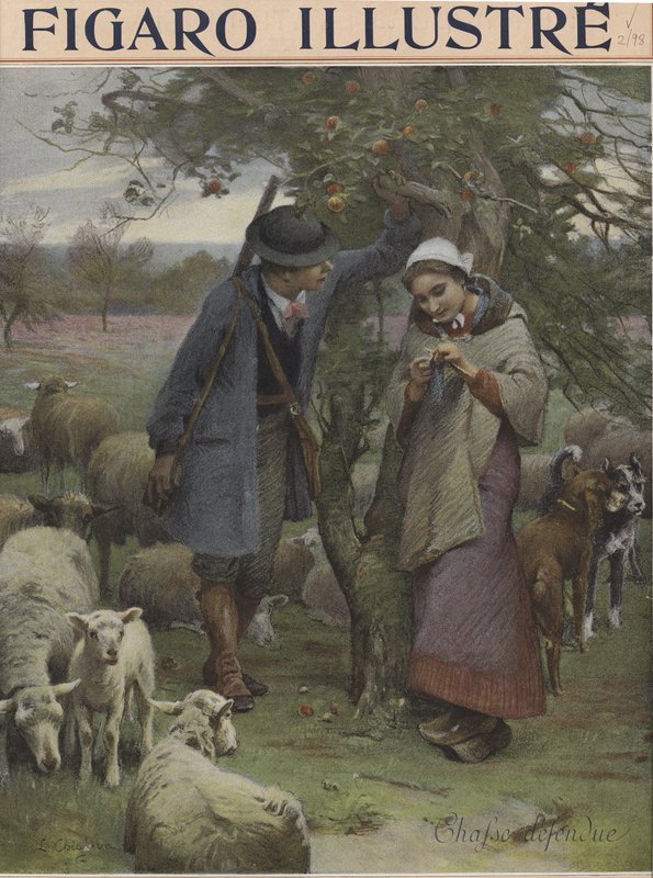 La chasse défendue - French School