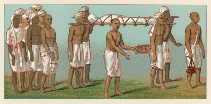 Costume indien - French School