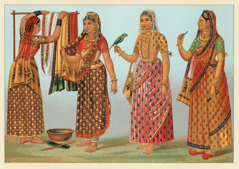 Costume indien - French School