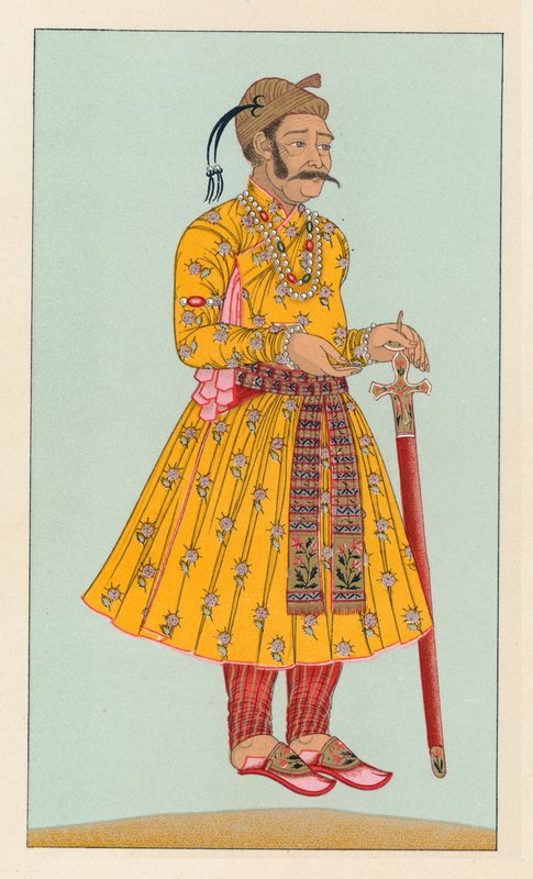 Costume Indien - French School