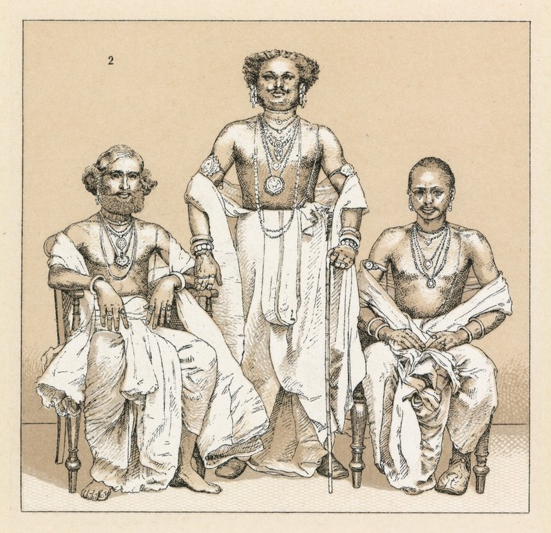 Costume indien - French School
