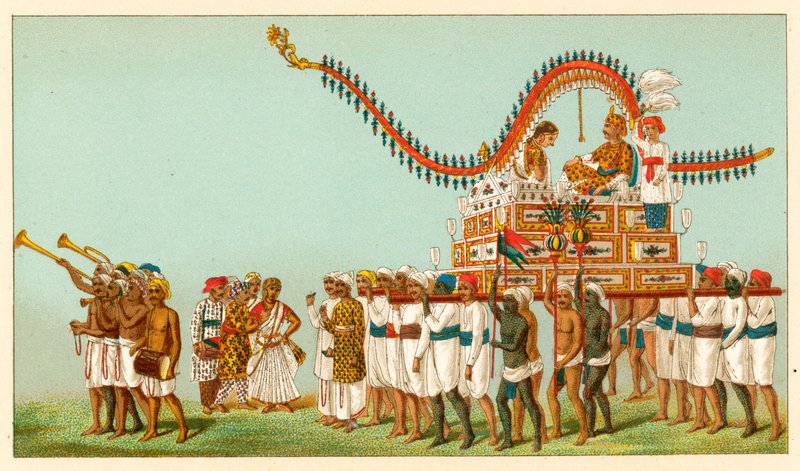 Costume indien - French School