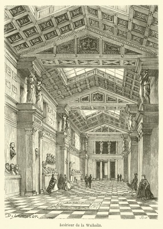 Intérieur de la Walhalla - French School