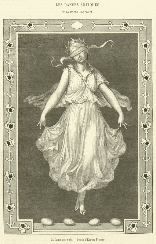 La Danse des œufs - French School
